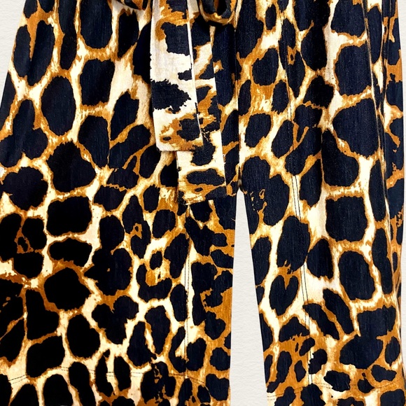 ROBERT RODRIGUEZ Faux Cheetah Wrap Dress - Picture 8 of 9